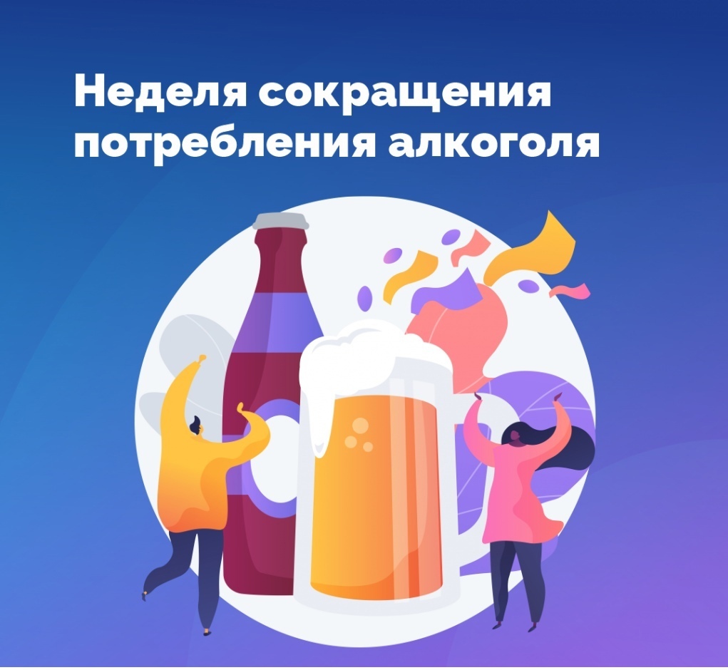08 – 14 сентября Неделя сокращения потребления алкоголя и связанной с ним смертности и заболеваемости